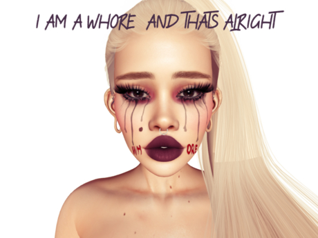 Second Life Marketplace - I AM A WHORE TATTOO